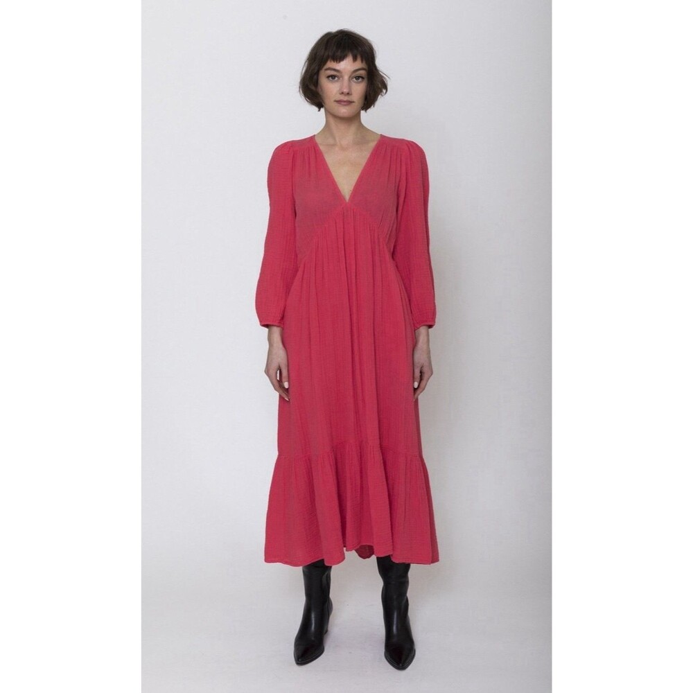 Xirena Ella‎ Midi Dress Women’s Size L Pink